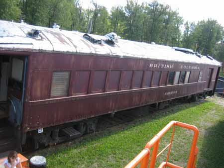 American Freedom Train Car 202 ex Reading 592, Permacel Express, Springmaid Special, Preamble Express, BC Rail Endeavour