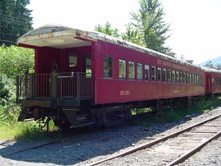 American Freedom Train Car 205 ex Reading 1329, Permacel Express, Springmaid Special, Preamble Express, BC Rail Britannia, Mt Rainier 321