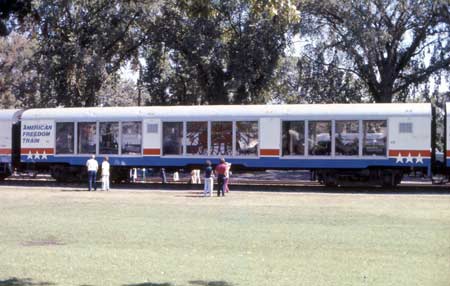 American Freedom Train Car 40 ex New York Central baggage car