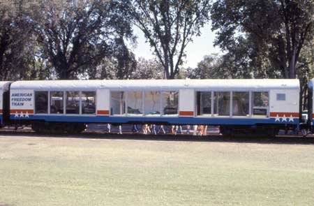 American Freedom Train Car 41 ex New York Central baggage car