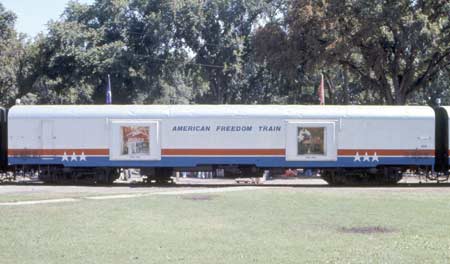 American Freedom Train Car 110 ex New York Central baggage car 9165