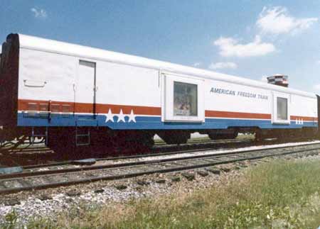 American Freedom Train Car 105 ex New York Central baggage car 9135