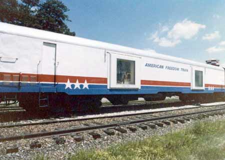 American Freedom Train Car 107 ex New York Central baggage car 9138