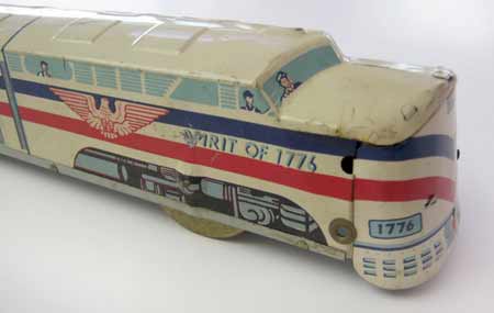 Freedom Train Elenee Tin Toy