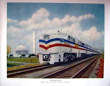 Freedom Train art by Howard Fogg