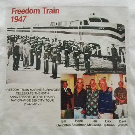 Freedom Train T-Shirt by George Barker