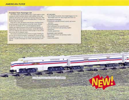 American Flyer S Gauge Freedom Train