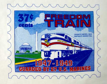 Freedom Train T-Shirt by George Barker