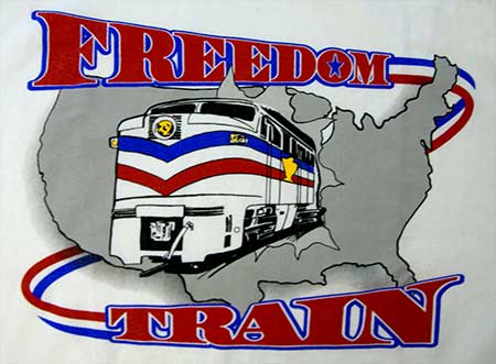 Freedom Train T-Shirt by George Barker